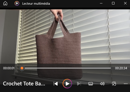 Crochet Dream Bag – Step-by-Step Digital Pattern + Video Tutorial